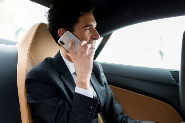passenger on the phone passenger on the phone